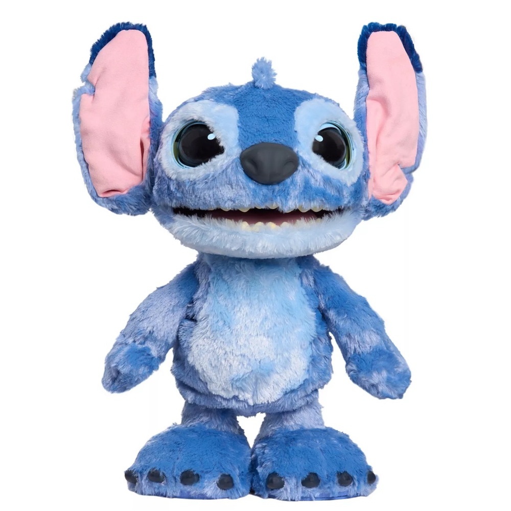 Disney Stitch Plush in Blue with Pink Ears